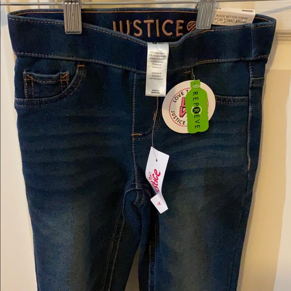 Pull on Jean leggings